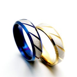 hot selling stainless steel rings european and american popular mens rings unisex wedding rings blue gold black color christmas gifts - Blue Wedding Rings hot selling stainless steel rings european and american popular mens rings unisex wedding rings blue gold black color christmas gifts - Blue Wedding Rings