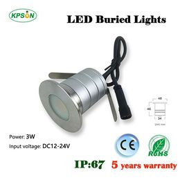 Discount small recessed lights Factory sale recessed waterproof IP67 mini small LED dmx DC12 1w lamps