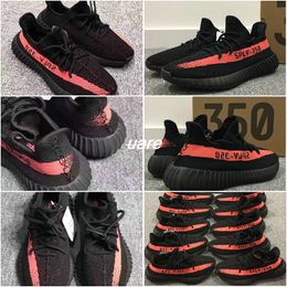 Mens adidas Yeezy 350 Boost V2 Black White By1604 US 8