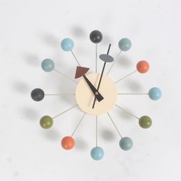 wholesale 2016 popular designer beautiful modern luxury home decorative diy wooden balls wall clocks - Designer Wall Clocks Online wholesale 2016 popular designer beautiful modern luxury home decorative diy wooden balls wall clocks - Designer Wall Clocks Online
