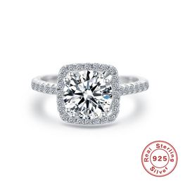solid 925 sterling silver ring 18k white gold plated with square cz hearts arrows cut 5ct simulated diamond wedding rings luxury jewelry - Square Cut Wedding Rings solid 925 sterling silver ring 18k white gold plated with square cz hearts arrows cut 5ct simulated diamond wedding rings luxury jewelry - Square Cut Wedding Rings