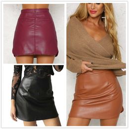 Discount Womens Black Leather Skirts | 2017 Womens Black Leather ...