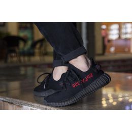 Adidas Yeezy 350 Boost V2 Bred Black Red (Unboxing) & (Review 