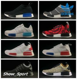 Adidas Originals NMD City Sock Black Vintage White OG Primeknit Supreme Nice Kicks Triple Black Women Men Nmds Runner R1 Running Shoes