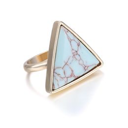 turquoise ring top women fashion gemstone rings turquoise blue white stone 18k gold plated wedding rings - Wedding Rings Online turquoise ring top women fashion gemstone rings turquoise blue white stone 18k gold plated wedding rings - Wedding Rings Online