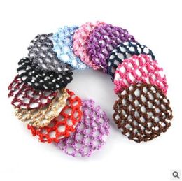 Women Bun Cover Snood Hair Net Ballet Dance Skating Mesh Bun Cover