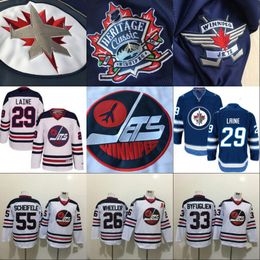 2017 hockey jersey jets 29 Patrik Laine Jersey Winnipeg Jets 2016 Heritage Classic Men's 26 Blake Wheeler 33 Dustin Byfuglien 55 Mark Scheifele Hockey Jerseys Cheap cheap hockey jersey jets