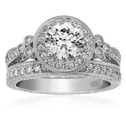 wholesale fashion 925 sterling silver round cut cz diamond gemstone rings sets jewelry engagement wedding rings for women sz 5 10 round cut engagement rings - Wedding Rings On Sale wholesale fashion 925 sterling silver round cut cz diamond gemstone rings sets jewelry engagement wedding rings for women sz 5 10 round cut engagement rings - Wedding Rings On Sale
