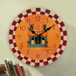 creatives coffee cup designs wall clock wood round clocks unique gift kitchen decor home decorative 12 14 16 20 24 inch - Designer Wall Clocks Online creatives coffee cup designs wall clock wood round clocks unique gift kitchen decor home decorative 12 14 16 20 24 inch - Designer Wall Clocks Online