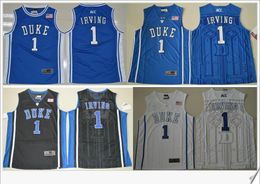 online shopping Duke Blue Devils Kyrie Irving V Neck Mens American College Stitched Embroidery Cheap Sports basketball Shirts Throwback pro team Jerseys