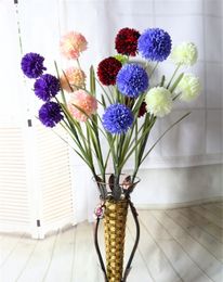 silk flowers wedding decor simulation flower new home furnishing articles simulation flowers 3 heads chrysanthemum dandelion flowers - Home Decor Articles silk flowers wedding decor simulation flower new home furnishing articles simulation flowers 3 heads chrysanthemum dandelion flowers - Home Decor Articles
