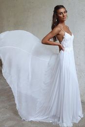 Casual Beach Wedding Dresses Ruched Canada Best Selling Casual