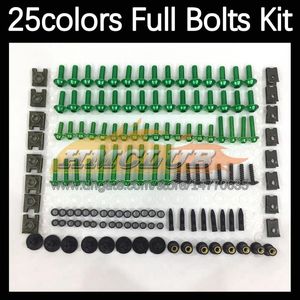 268pcs Kit de vis complet de carrosserie complète pour Honda CBR1100xx Blackbird CBR1100 CBR 1000 xx 1996 1997 1998 99 01 Motorcycle FAIRIN312D