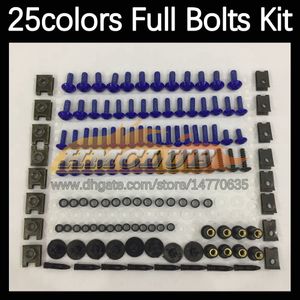 268 pièces Kit complet de vis de corps de MOTO pour SUZUKI GSXR1000 K1 GSXR 1000 GSX R1000 K2 00 01 02 2000 2001 2002 boulons de carénage de moto boulon de pare-brise vis écrous écrou