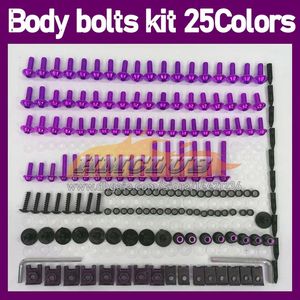 268PCS Moto Carénage Boulons Kit De Vis Complet Pour KAWASAKI NINJA ZX10R ZX 10R 10 R 1000 ZX-10R ZX1000 06 07 2006 2007 Complet MO2348