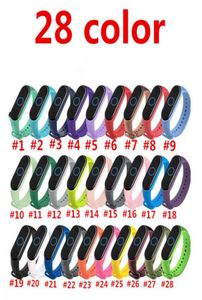 28 Couleurs Trap pour Xiaomi Mi Band 5 Bracelet de bracelet Silicon Bracelet TPU TPU SILICONE SILICONE POUR XIOMI MI BAND5 MIBAND 5 BRACELET7251962