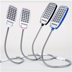 28LEDs reading lamp LED USB Book light Ultra Bright Flexible 4 Colors for Laptop Notebook PC Computer 1Pcs New Arrival