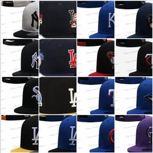 29 colores Béisbol Snapback Snapback Hats Classic All Teams Royal Blue Hip Hop Black Navy New York 