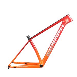 Cadre de VTT rigide ultra léger avec support de frein à disque plat Boost 29 pouces FM199 en Fiber de carbone T800 peinture personnalisée