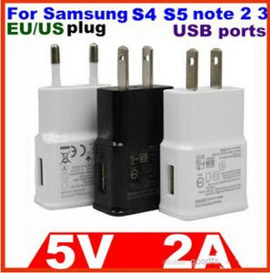 2A US AC Samsung Wall Charger pour Samsung N7100 Note3 pour iPhone iPad All Smart Phone High Quality by DHL 1000PCS5562860