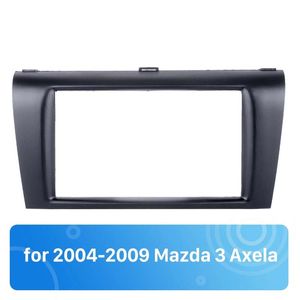 Estéreo de coche 2DIN para 2004-2009 Mazda 3 Axela Fascia adaptador de conexión de Audio Panel Facia kit de ajuste de placa de Radio estéreo de coche