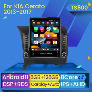 2Din Player Android 11 CarPlay Car Dvd Radio Estéreo Multimedia Video Navegación GPS para Kia K3 Cerato 3 Forte 2013-2017 2 Din