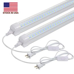 Disposeur à LED à 2 pieds Linkable 14W 6500K 1680lm V Forme T8 Lumides à tube LED intégré Lumières à LED LED pour le comptoir de cuisine de la garde-robe