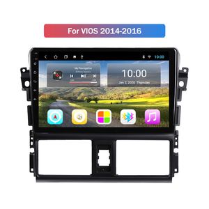 2G RAM 9 pouces Android 10 lecteur vidéo Dvd Gps de voiture pour Toyota VIOS 2014-2016 Radio multimédia Navigation stéréo unité principale