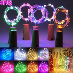 2M 20LEDs Mini LED Holiday String Lights Micro Waterproof Lamp Indoor Wedding Light for Home Decoration Christmas Glass Craft