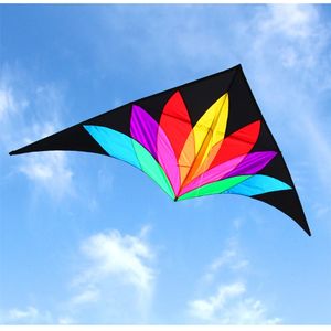 2m Grand Delta Kite Flying Toys Line Kids Kites Factory Kites Kites Flight Kite String Reel Beach Wind Parrot Game 240419