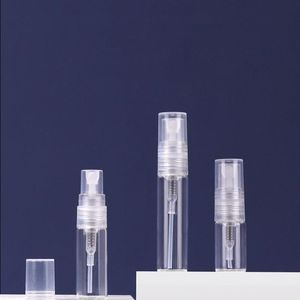 2ml 3ml 5ml Transparent Mini vaporisateur vide clair rechargeable voyage parfum atomiseur flacons en verre portables Bnkjs