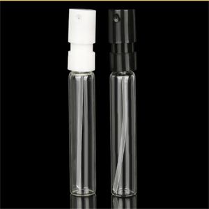 2ml verre transparent mini atomiseur de parfum vaporisateur à brouillard fin Petit flacon d'échantillon de parfum DHL Livraison gratuite JL1740