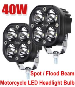 2 uds 35quot pulgadas 40W 4000LM faro LED para motocicleta bombilla de conducción de trabajo todoterreno SUV ATV camión punto lápiz inundación extensión Su9175181