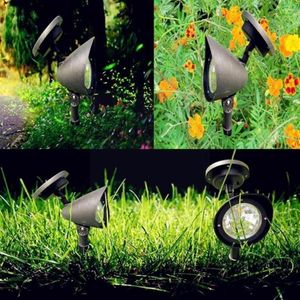 2pcs 4led Solar Power Spot Lights Outdoor Landscape Garden Lawn Lamps For Courtyards Lawns Varandas X1b31718