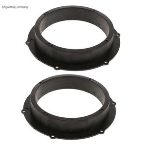 2 pièces noir 6.5 pouces voiture haut-parleur montage entretoise adaptateur anneaux pour VW Magotan Skoda stéréo Audio