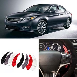 Can Change car-styling 2pcs New Alloy Add-On Steering Wheel DSG Paddle Shifters Extension For Honda Accord 2016