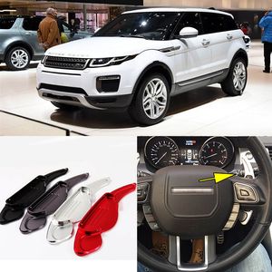 2pcs Brand New High Quality Alloy Add-On Steering Wheel DSG Paddle Shifters Extension For Land Rover Evoque