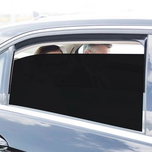 Pare-soleil en PVC pour vitres latérales de voiture, 2 pièces, autocollants électrostatiques, couverture de Film de protection solaire, accessoires Automobiles
