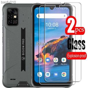 2 uds para UMIDIGI Bison Pro High HD Protector de vidrio templado en UMI BisonPro 2021 película protectora de pantalla de teléfono L230619