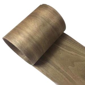 2pcs L25Meterspcs de ancho150 mm de espesor 02 mm Natural Nuez Nuez Vener altavoz de madera sólida Veneer9091111