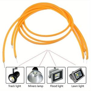 2pcs LED Silament doux Silament 3V 1900-2100K Longueur 300 mm Spirale Bulbe, Filament Edison Bulbe, Diode de filament Filament flexible