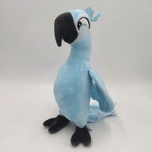 2 unids / lote 30 cm Película Periférico Juguetes Rio 2 Dibujos Animados Peluches Azul Parrot Blu Joya Relleno Muñecas de Pájaros Para Niños Regalos de Vacaciones 231225