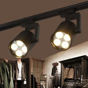 2 pièces/lot LED éclairage sur rail COB 35W plafonnier Rail lumières projecteur pour cuisine fixe vêtements chaussures magasins magasins éclairage sur rail