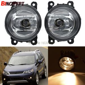 2 pièces/paire de phares antibrouillard de style de voiture pour Mitsubishi OUTLANDER II CW_W véhicule tout-terrain fermé 2006-2009 12V H11 LED lampes halogènes antibrouillard