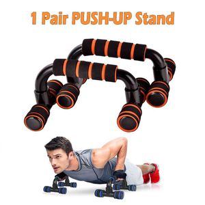 2pcs / set ABS Push Up Bar Body Fitness Training Tool Push-Ups Stand Bars Poitrine Muscle Exercice Éponge Main Grip Titulaire Formateur X0524