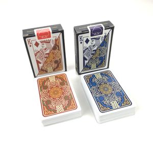 2Sets/Lot Plastic Playing Cards Waterproof Texas Holdem Poker Cards Narrow Brand PVC Pokers Board Games 2.28*3.46 Inch