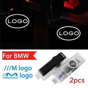 2x Voiture Bienvenue Lumière Porte Logo Led Projection Lampe Laser pour Bmw E90-93 M3 E60-64 E61 F10 F07-12 M5 Buld Dc 12v Nouvelle Arrivée Voiture