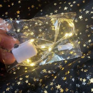 3.3ft 20 LED Mini impermeable Fairy String Lights Alambre de cobre Firefly Starry Lightys DIY Wedding Partys Masons Jars Crafts Decoraciones navideñas Warm White oemled