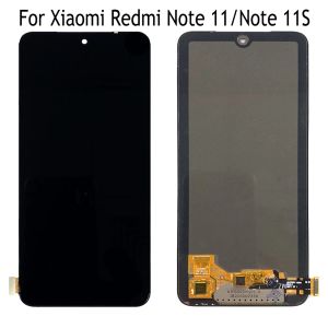 3/5/10pcs OLED pour Xiaomi Redmi Note 11 Affichage 2201117TG Écran LCD Tactile Digitizier en verre pour Redmi Note 11S Pièces de réparation LCD