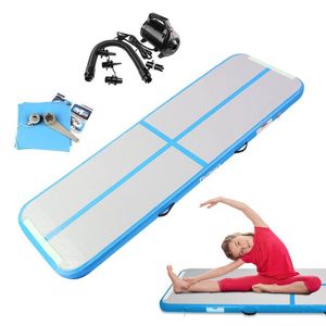 Piste d'air gonflable de gymnase de 3-5m pour la gymnastique sport Air Strow Track Yoga Mat de yoga gymnastique Pattelet gonflable pour gym